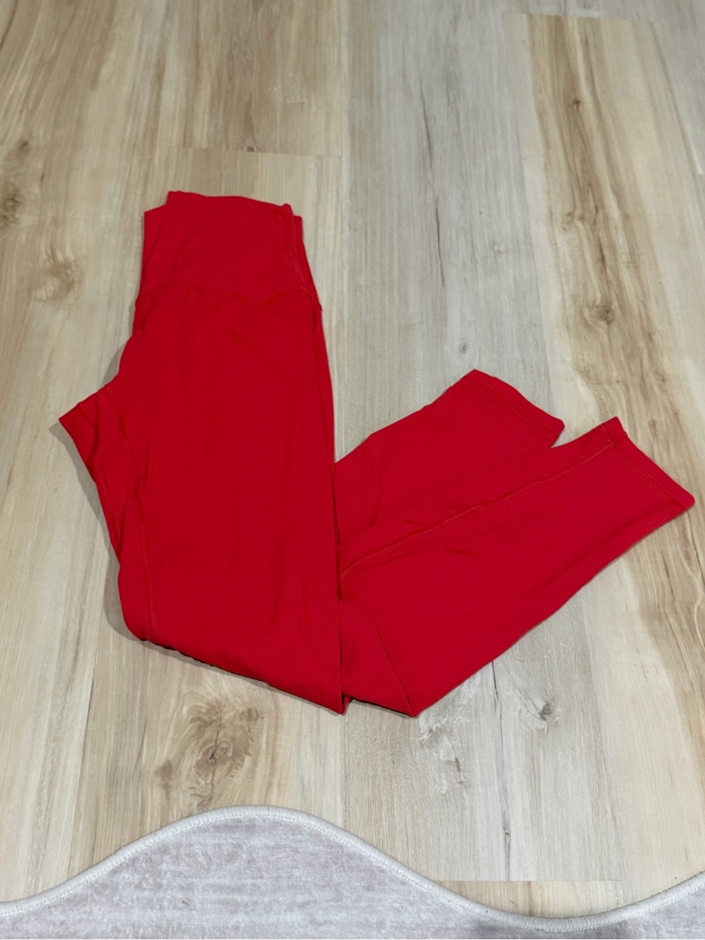 CRZ YOGA Red High-Waist Leggings